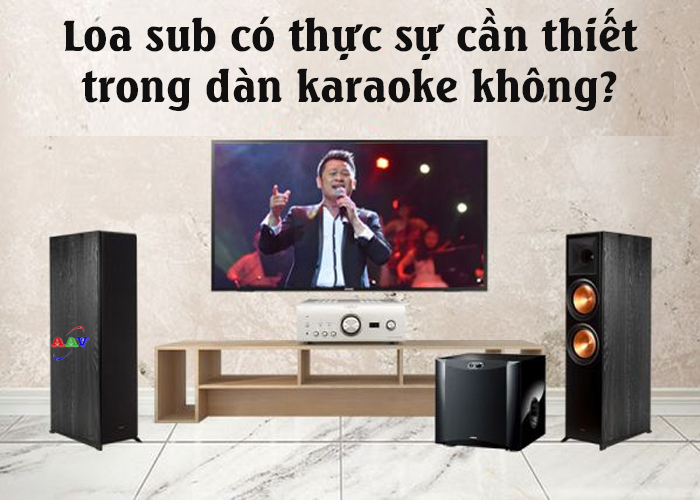 Loa sub có thực sự cần thiết trong dàn karaoke không?